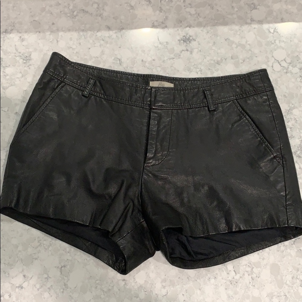 Joie leather shirt in size 2